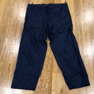 prada rubber cuff jogger pants